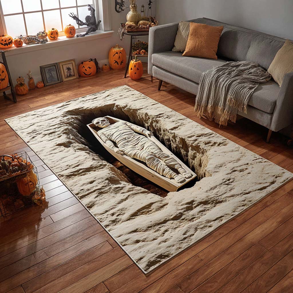 Mummy Legend Area Rug NCU0DV7733