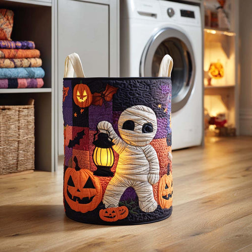 Mummy Secret Quilted Laundry Basket NCU0NTD101