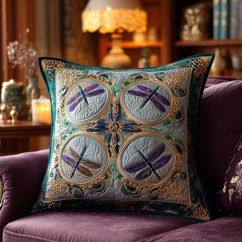 Mystic Circle Quilted Pillow Case NCU0NTV548