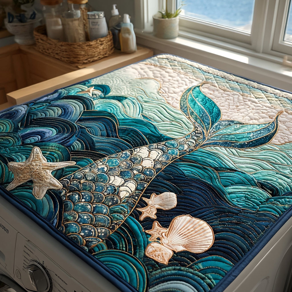 Mystic Current Quilted Washer and Dryer Cover NCU0DV864