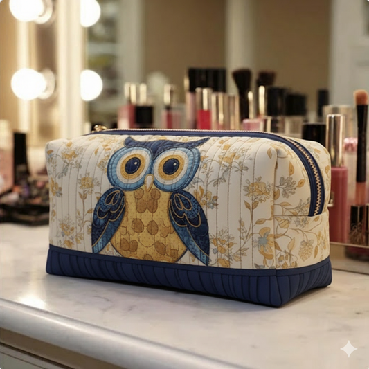 Mystic Feathers Quilted Makeup Bag NCU0NNT2070