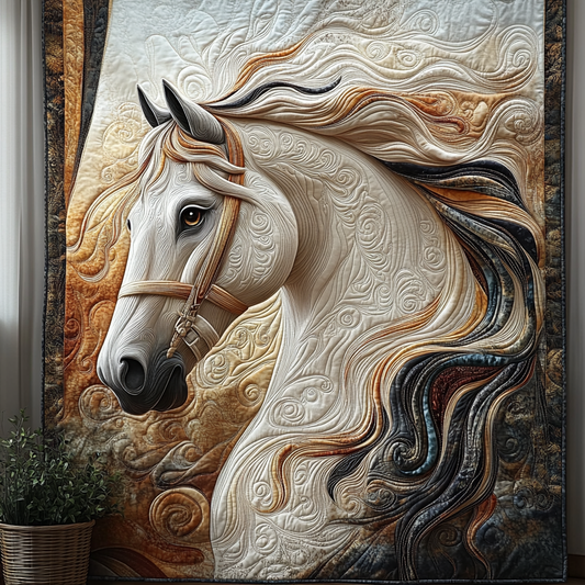Mystic Mustang Quilted Blanket NCU0DV098