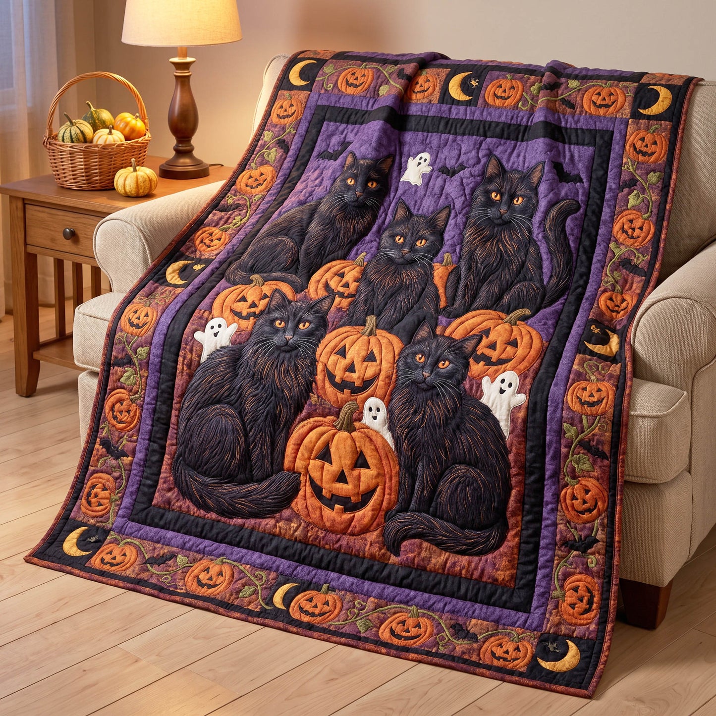 Mystic Autumn Quilted Blanket NCU0NTD2048