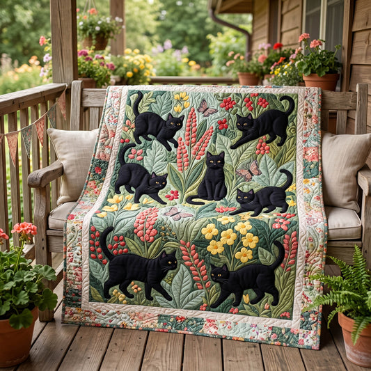 Mystic Blossom Quilted Blanket NCU0NTD1958