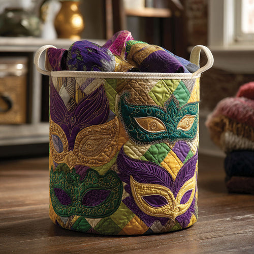 Mystic Carnival Quilted Laundry Basket NCU0PTT2508