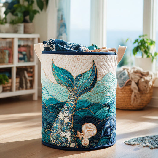 Mystic Current Quilted Laundry Basket NCU0DV864