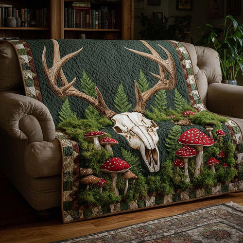 Mystic Deer Quilted Blanket NCU0NNT2608