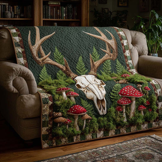 Mystic Deer Quilted Blanket NCU0NNT2608