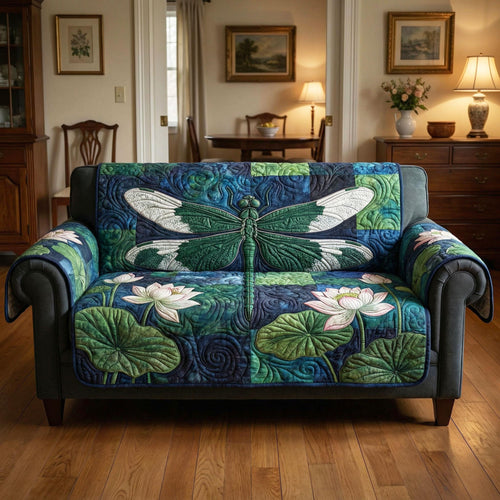 Mystic Dragonfly Quilted Sofa Cover NCU0NTD1628