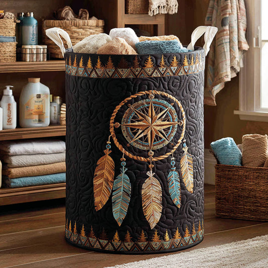 Mystic Dream Quilted Laundry Basket NCU0NTV521
