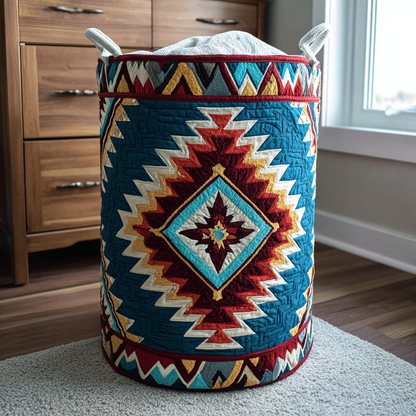 Mystic Echo Quilted Laundry Basket NCU0DDK1253