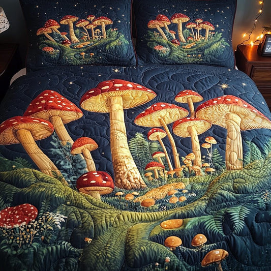 Mystic Fairy Grove 3-Piece Quilted Bedding Set NCU0NNL033