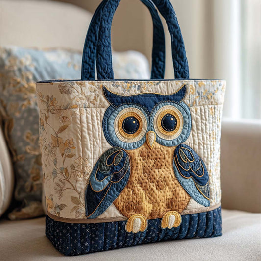 Mystic Feathers Quilted Tote Bag NCU0NNT2070