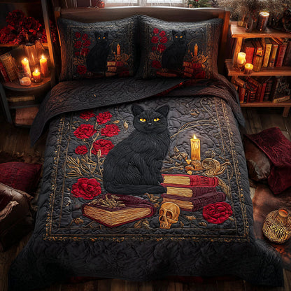 Mystic Flame 3-Piece Quilted Bedding Set NCU0NTV227