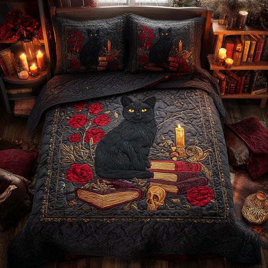 Mystic Flame 3-Piece Quilted Bedding Set NCU0NTV227