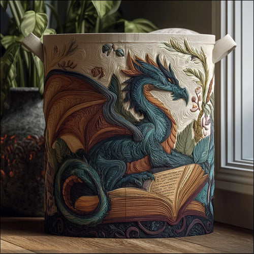 Mystic Flame Quilted Laundry Basket NCU0DV1715