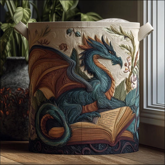 Mystic Flame Quilted Laundry Basket NCU0DV1715