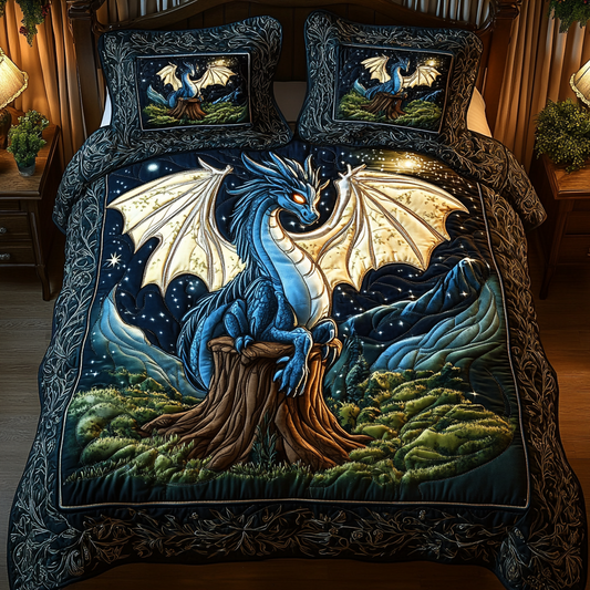 Mystic Flight 3-Piece Quilted Bedding Set NCU0VH625
