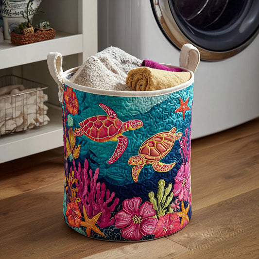 Mystic Flow Quilted Laundry Basket NCU0NTV182