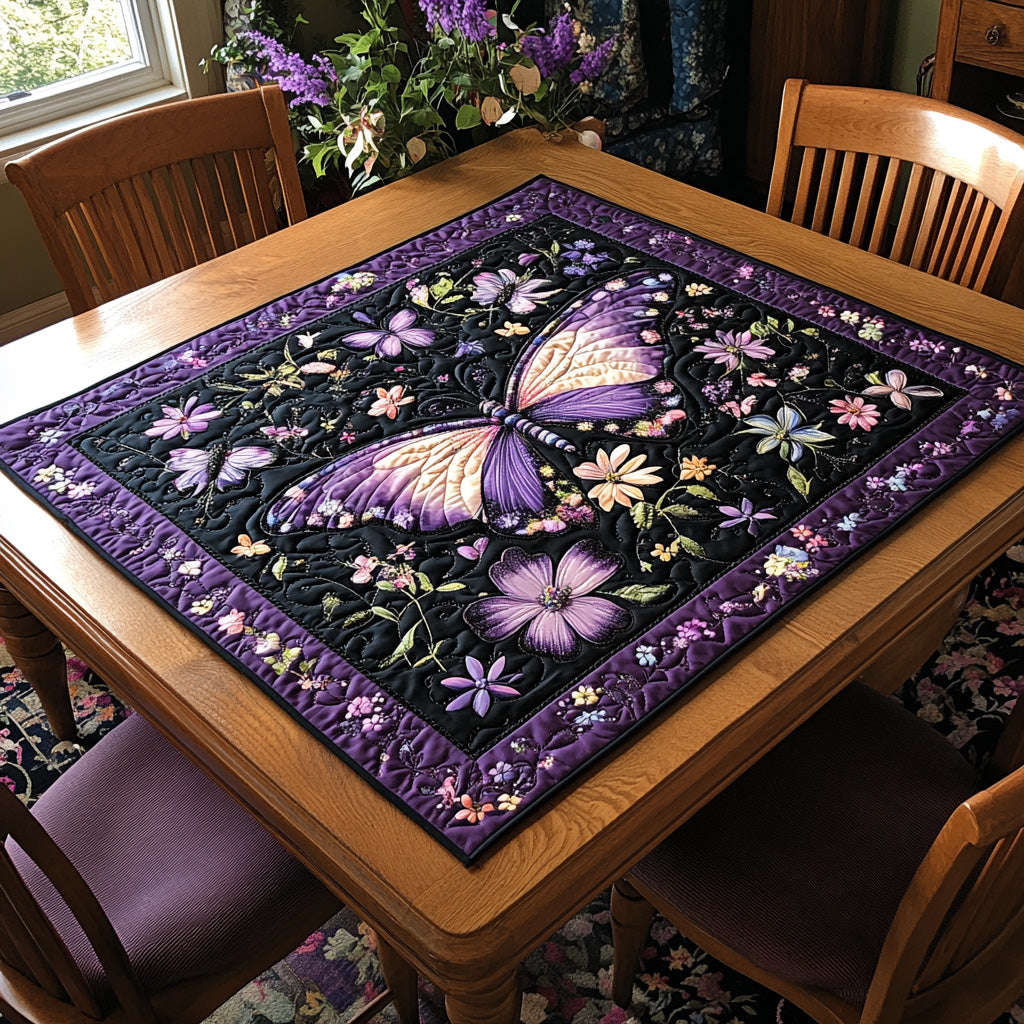 Mystic Flutter Quilted Table Topper NCU0DV655
