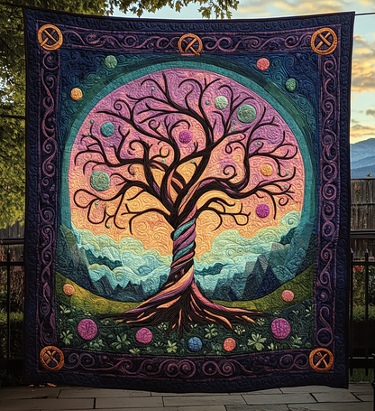 Mystic Forest Of Stars Quilted Blanket NCU0DV948