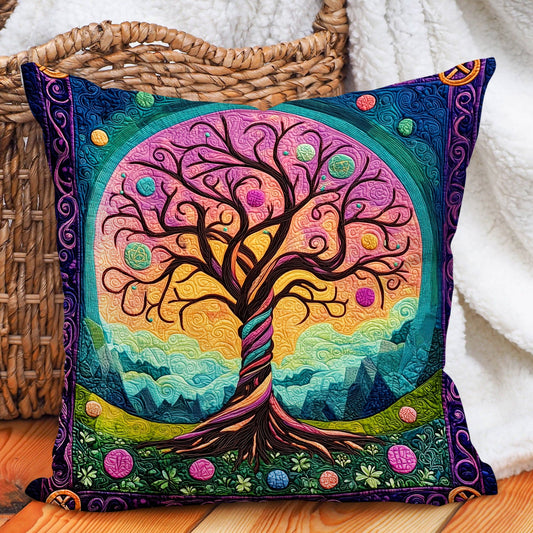 Mystic Forest Of Stars Quilted Pillow Case NCU0DV997