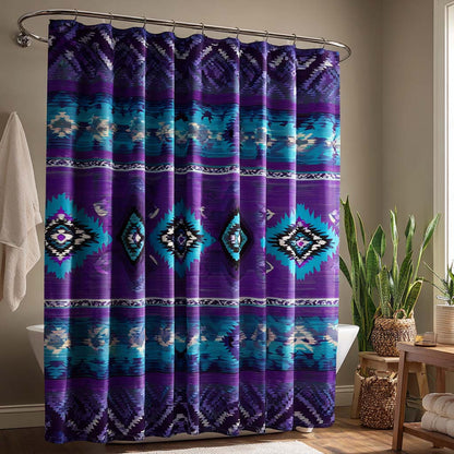 Mystic Indigo Path Shower Curtain NCU0NXD1392