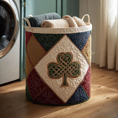 Mystic Isle Spirit Quilted Laundry Basket NCU0HNH806