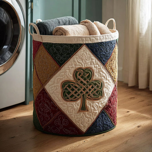 Mystic Isle Spirit Quilted Laundry Basket NCU0HNH806