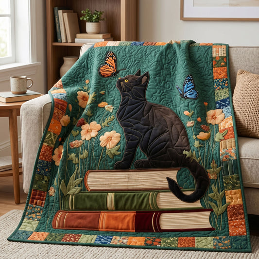 Mystic Library Quilted Blanket NCU0NNT3188