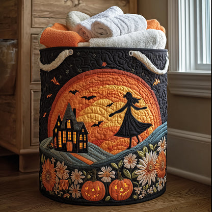 Mystic Moonlight Quilted Laundry Basket NCU0TH3069