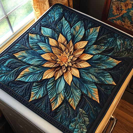 Mystic Petals Quilted Washer and Dryer Cover NCU0DDK792