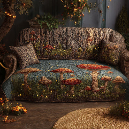 Mystic Roots Quilted Sofa Cover NCU0PTT2274