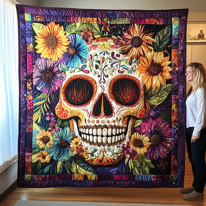 Mystic Skull Quilted Blanket NCU0TL1907