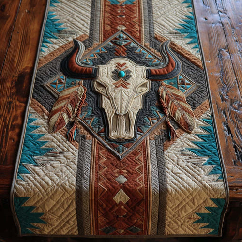 Mystic Spirit Totem Quilted Table Runner NCU0NXD1195