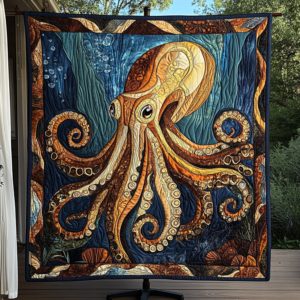Mystic Tentacles Quilted Blanket NCU0DDK099