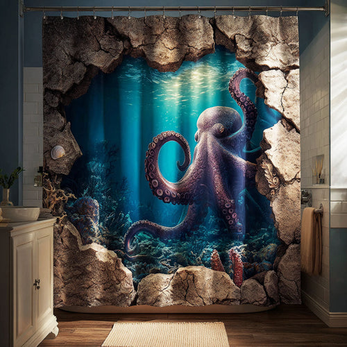 Mystic Tides Shower Curtain NCU0NTD1575