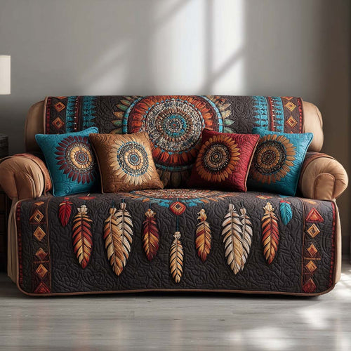 Mystic Weave Quilted Sofa Cover NCU0NNL231