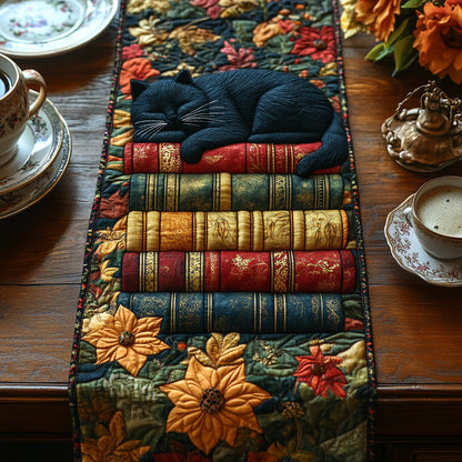 Mystic Whiskers Quilted Table Runner NCU0DV991