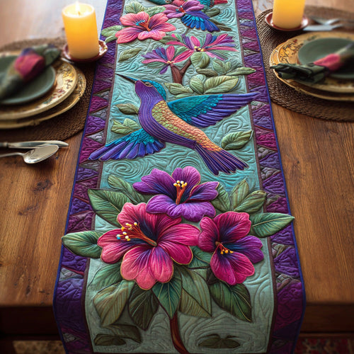 Mystic Wing Garden Quilted Table Runner NCU0NTD1084