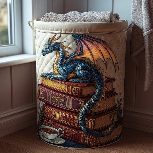 Mystic Wings Quilted Laundry Basket NCU0PVL628