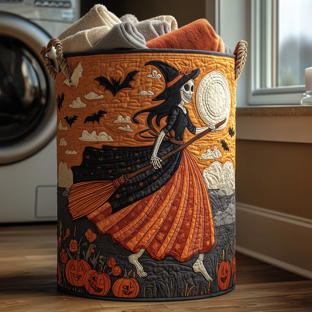 Mystic Witch Quilted Laundry Basket NCU0TH3073