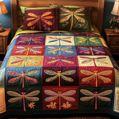 Mystical Wings 3-Piece Quilted Bedding Set NCU0NVH478