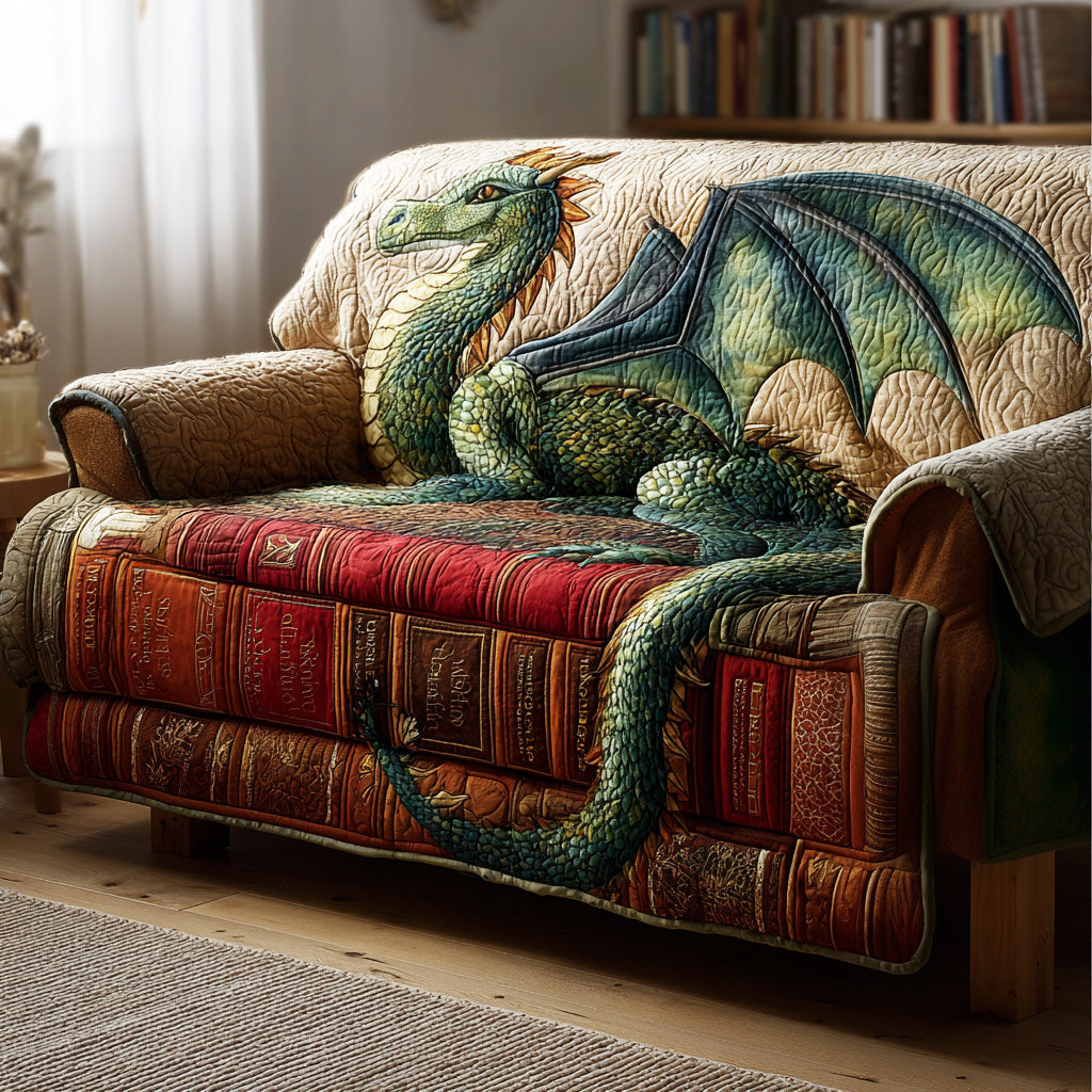 Mythbound Pages Quilted Sofa Cover NCU0NTD912