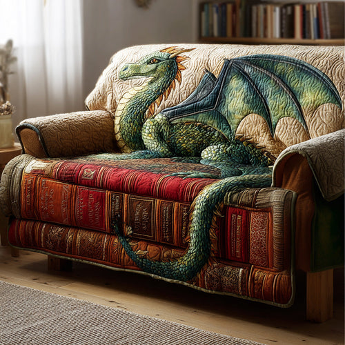 Mythbound Pages Quilted Sofa Cover NCU0NTD912