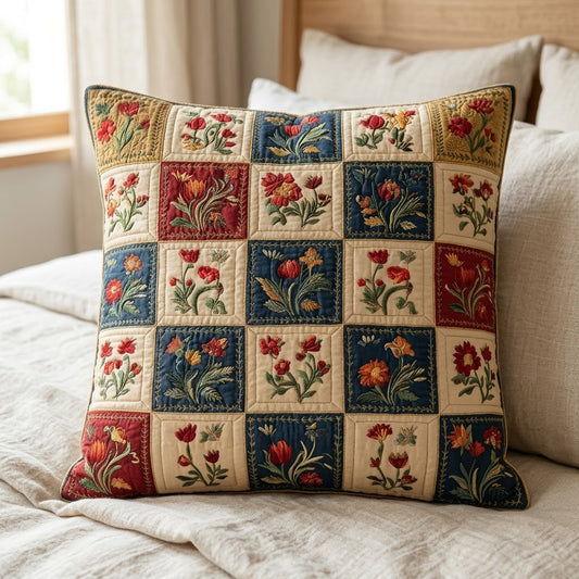 Blossom Field Quilted Pillow Case NCU0DDK455