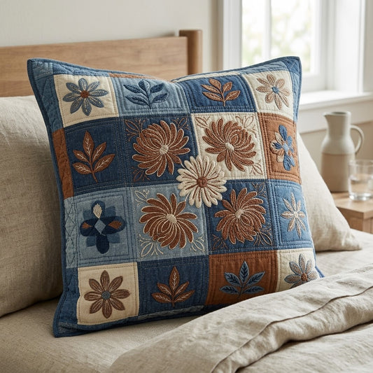 Blooming Serenity Quilted Pillow Case NCU0NNL172