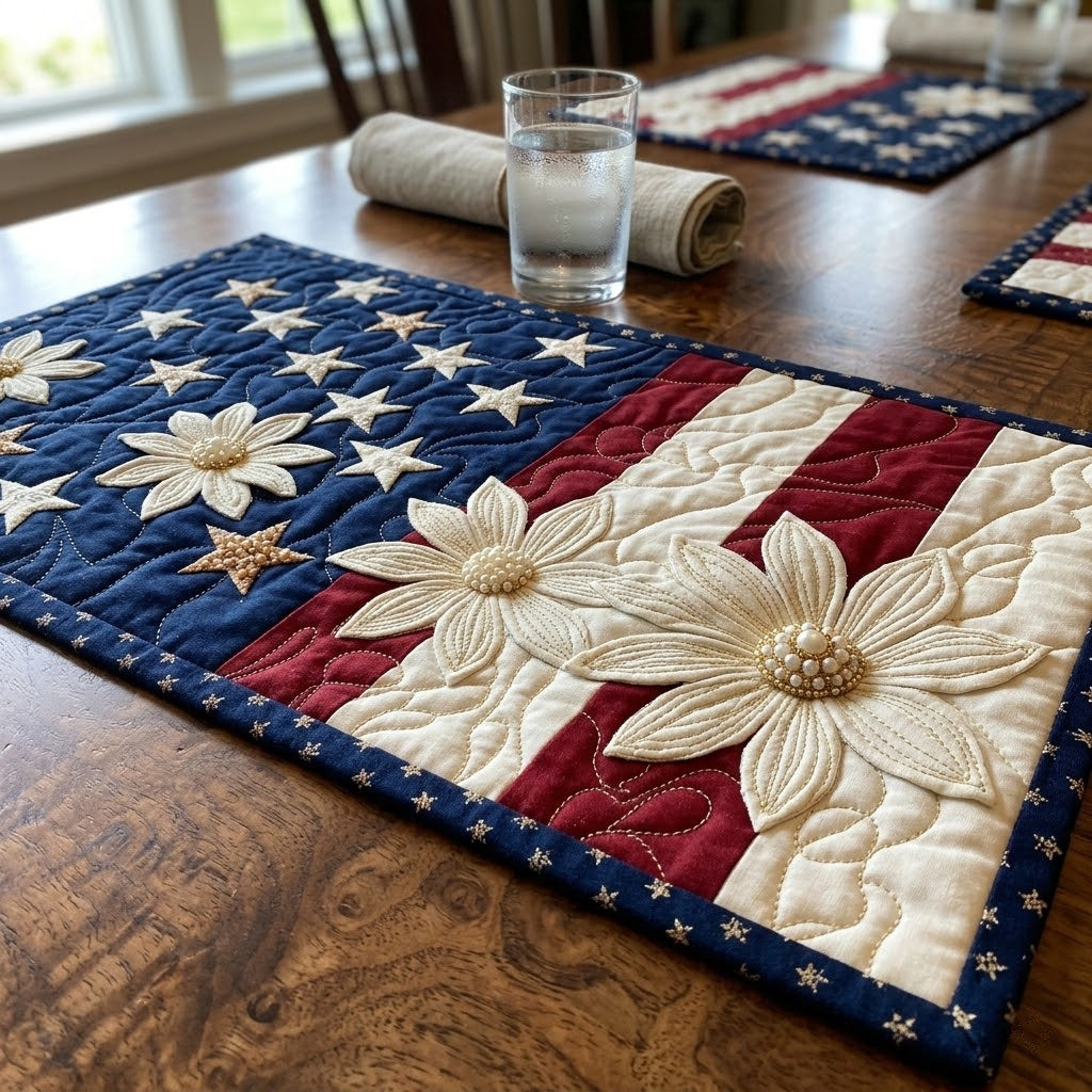 Flag Parade Quilted Place Mat NCU0NVH244