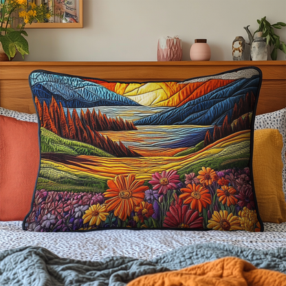 Vibrant View Quilted Bedding Pillow Case NCU0PVL128