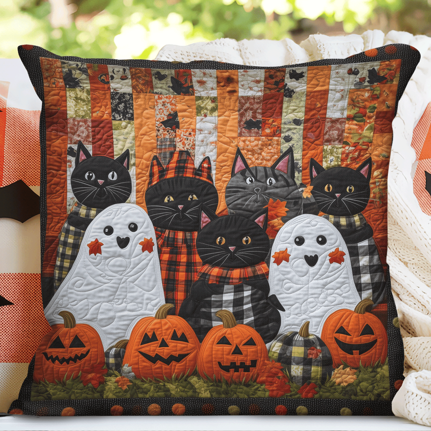 Spooky Feline Pillow Case NCU0TH1756